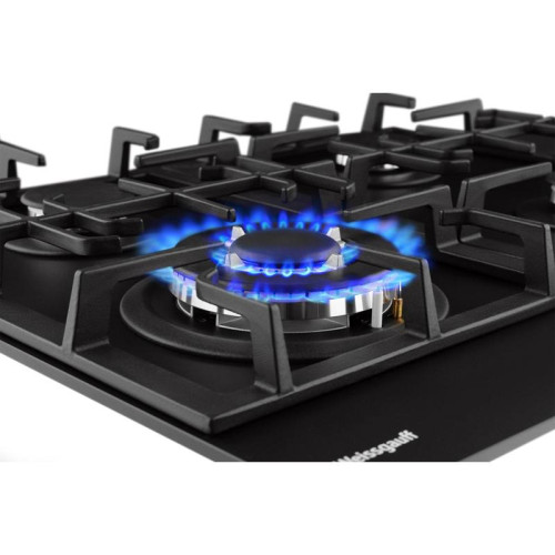 Газовая варочная поверхность/ Газовая варочная поверхность Weissgauff HGG 641 BV Nano черный
