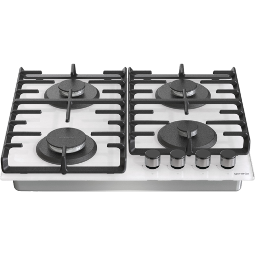Встраиваемые газовая панели GORENJE/ Газовая варочная панель на закаленном стекле, (шхвхг): 60 × 13,6 × 52 см, белый