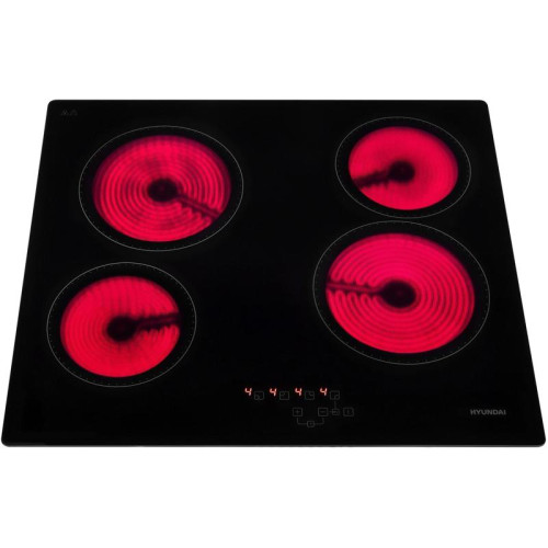 Варочная поверхность/ Варочная поверхность Hyundai HHE 6410 BG черный
