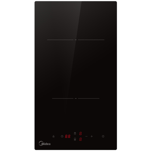 Электрическая варочная поверхность HiLight Midea/ MDK/Электрическая варочная поверхность Домино, ширина 30 см, 2 зоны нагрева HILIGHT, сенсорное управление, 9 уровней мощности, таймер, индикаторы остаточного тепла, функция 