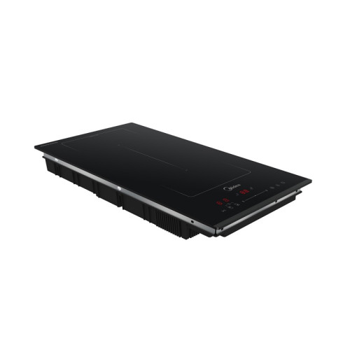 Индукционная варочная поверхность Midea/ MDK/Индукционная варочная поверхность Midea, 30 см, 2 индукционные зоны, Booster, сенсорное управление Slider Control, Flex zone, таймер, инвертер,защита от детей, цвет черный