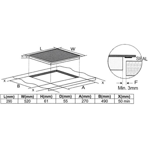 Варочная поверхность/ Варочная поверхность Gorenje GI3201BSCE черный