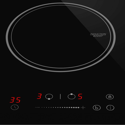 Индукционная варочная панель MAUNFELD/ Индукционная варочная панель MAUNFELD, домино, 30 см, сенсорное управление, таймер, автоматическое выключение, бустер, блокировка панели, черный цвет