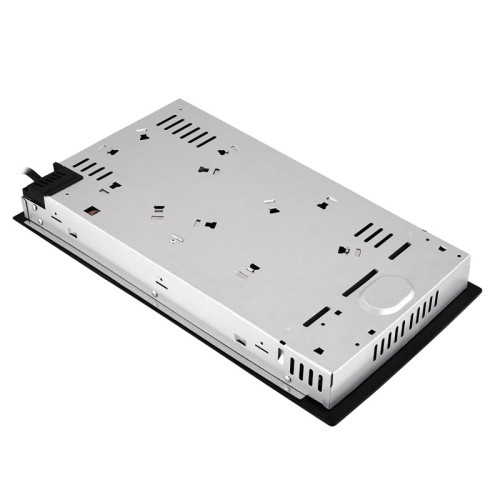 Электрическая варочная панель EVELUX, 2 конфорки, мощность конфорок 1200,1700 Вт, сенсорное управление, индикация остаточного тепла, защитное отключение, таймер, автоматическое отключение, HiLight, 9 уровней мощности, цвет черный