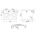 Встраиваемые газовые панели SMEG/ Газ,  Coloniale,газовая варочная панель, 70 см, кремовый/ фурнитура латунь
