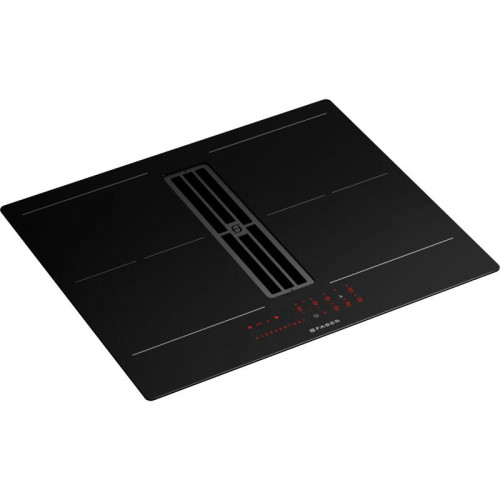Варочная панель со встроенной вытяжкой Faber/ BETTER, GALILEO SLIM A600, индукционная, 60 см, 4 зоны нагрева, слайдерное управление, 10 уровней мощности, пауза, Wi-Fi, автоматическое определение посуды, мощность вытяжки 630 м3/ч, 9 уровней мощности + инте