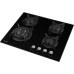 Газовая варочная поверхность/ Газовая варочная поверхность Weissgauff HG 640 BGh черный