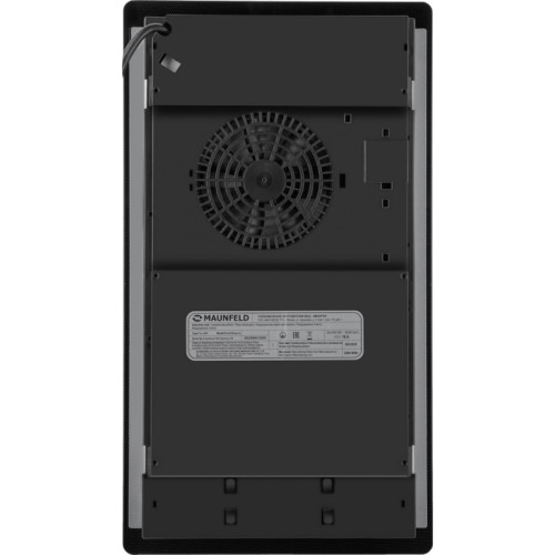 Индукционная варочная панель MAUNFELD, домино, 30 см, сенсорное управление, таймер, автоматическое выключение, бустер, блокировка панели, черный цвет