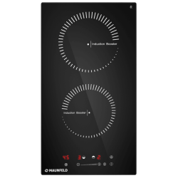 Индукционная варочная панель MAUNFELD/ Индукционная варочная панель MAUNFELD CVI292STBKC  домино, слайдерное управление, бустер, мощность конфорок 1200-1500 Вт, 1800-2300 Вт, таймер, автоматическое выключение, блокировка панели, цвет черный