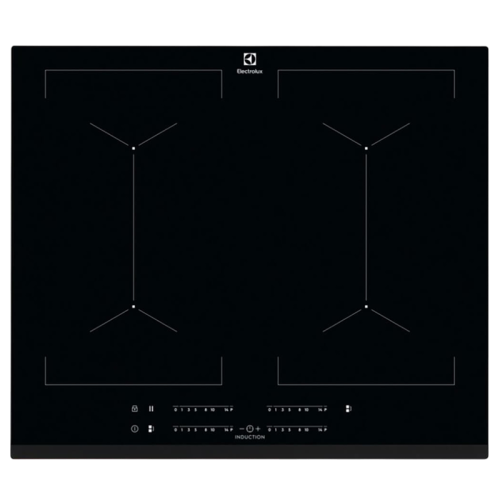 Встраиваемая варочная панель ELECTROLUX/ Встраиваемая варочная панель ELECTROLUX EIV644 индукционная на 4 конфорки, cтеклокерамика, мощность: 7200 Вт, независимая установка, размеры (ШхГ): 59x52 см