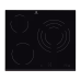 Встраиваемые электрические панели ELECTROLUX/ Электрическая,  59x52 см, стеклокерамика, 3 конфорки, сенсорное управление, независимая, черная