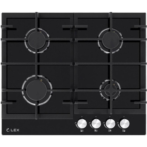 Газовая варочная поверхность/ Газовая варочная поверхность Lex GVG 642A BBL черный