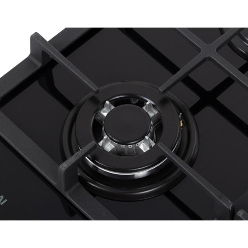 Газовая варочная поверхность/ Газовая варочная поверхность Hyundai HHG 6434 BG черный