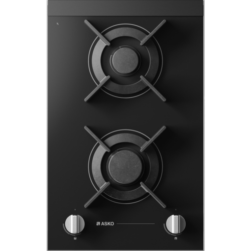 Газовая варочная панель ASKO/ Арт. 741472 ; Газовая варочная панель ASKO, 2 зоны,материал стеклокерамика,кольцо для вока-чугун,электроподжиг, цвет черный