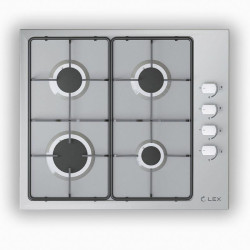 Газовая варочная поверхность/ Газовая варочная поверхность Lex GVS 644-1 IX нержавеющая сталь