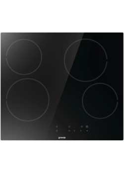 Варочная панель Gorenje/ Варочная панель Gorenje, сенсорное управление, таймер, блокировка от детей, без рамки, цвет черный