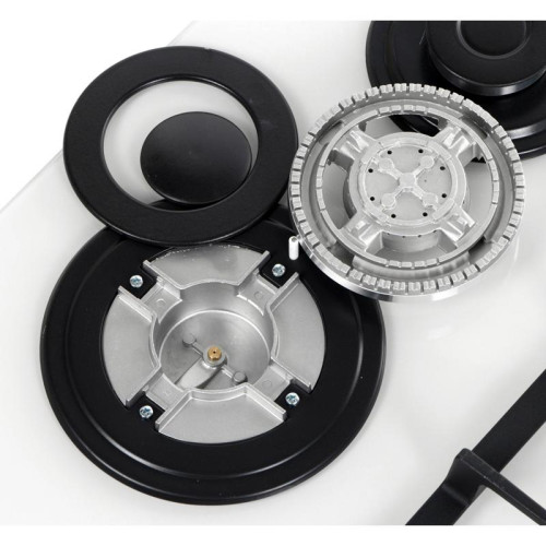 Газовая варочная поверхность/ Газовая варочная поверхность Hyundai HHG 6436 WG белый