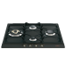 Встраиваемые газовые панели SMEG/ Газ,  CORTINA,газовая варочная панель, 60 см,антрацит/ фурнитура латунь