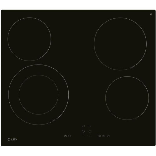 Варочная поверхность/ Варочная поверхность Lex EVH 641A BL черный