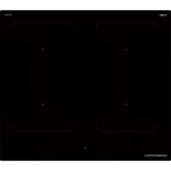 Варочная поверхность Kuppersberg/ Варочная поверхность Kuppersberg, индукция, High-Tech, 59 см, 9 уровней мощности, блокировка управления, автоматическое отключение, Inverter, таймер, Booster, Flexi-zone, Stop and Go, слайдерное управление, цвет черный