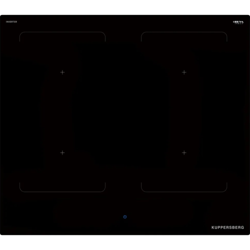 Варочная поверхность Kuppersberg/ Варочная поверхность Kuppersberg, индукция, High-Tech, 59 см, 9 уровней мощности, блокировка управления, автоматическое отключение, Inverter, таймер, Booster, Flexi-zone, Stop and Go, слайдерное управление, цвет черный