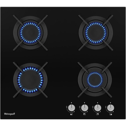 Газовая варочная поверхность/ Газовая варочная поверхность Weissgauff HG 640 BGV черный
