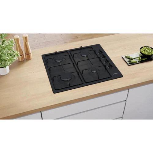 Газовая варочная поверхность/ Газовая варочная поверхность Bosch PBP6C6K80Q черный