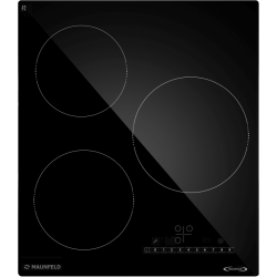 Индукционная варочная панель MAUNFELD/ Индукционная варочная панель, 45 см, сенсорное управление, таймер, бустер, черный