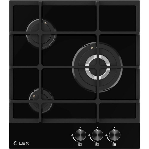 Газовая варочная поверхность/ Газовая варочная поверхность Lex GVG 431 BBL черный