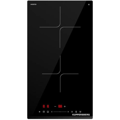 Варочная поверхность Kuppersberg/ Варочная поверхность Kuppersberg, High-Tech, индукция, 30 см, 2 зоны нагрева, 9 уровней мощности, inverter, таймер, пауза, Booster, слайдерное управление, цвет черный Варочная поверхность Kuppersberg/ Варочная поверхность Kuppersberg, High-Tech, индукция, 30 см, 2 зоны нагрева, 9 уровней мощности, inverter, таймер, пауза, Booster, слайдерное управление, цвет черный