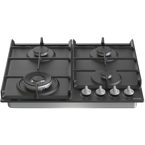 Встраиваемые газовая панели GORENJE/ Встраиваемые газовая панели GORENJE GW641EXB  Цвет: Черный, Газовая варочная панель, Автоматический электроподжиг варочной поверхности, Габаритные размеры (вхшхг): 13 ? 60 ? 52 см, Вес (брутто/нетто): 11,5 / 10,8 кг