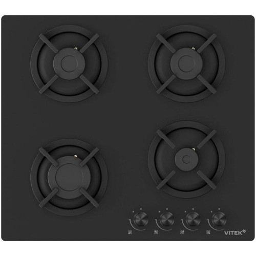 Газовая варочная поверхность/ Газовая варочная поверхность Vitek VGH 6450 BG черный