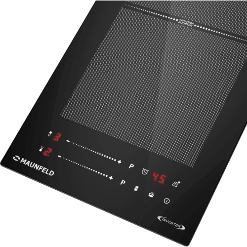 Индукционная варочная панель MAUNFELD/ Индукционная варочная панель MAUNFELD CVI292S2FBK Inverter  домино, Flex Zone и Booster, слайдерное управление, черный