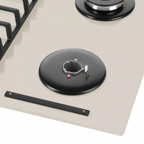 Газовая варочная поверхность/ Газовая варочная поверхность Maunfeld EGHG.64.6CBG/G бежевый