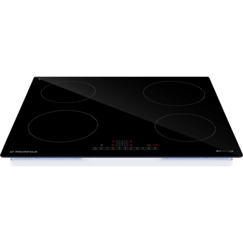 Индукционная варочная панель, 60 см, сенсорное управление, таймер, бустер, черный