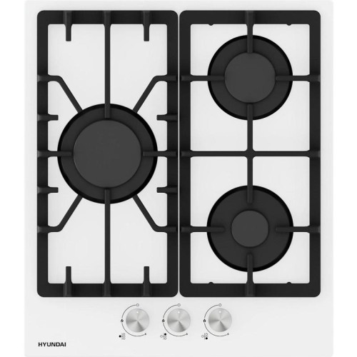 Газовая варочная поверхность/ Газовая варочная поверхность Hyundai HHG 4333 WG белый