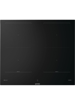Варочная панель Gorenje/ Варочная панель Gorenje, индукционная, 60 см, 4 конфорки, сенсорное управление, таймер, объединение конфорок Bridge Zone, автораспознавание посуды, PowerBoost, растапливание SoftMelt, сенсоры Iqgrill/iqfry/iqpro, защита от детей, 