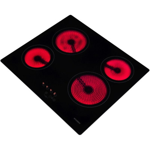 Варочная поверхность/ Варочная поверхность Hyundai HHE 6410 BG черный