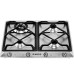 Встраиваемая газовая панель SMEG/ Газ,  Victoria, газовая варочная панель, 60 см, нержавеющая сталь матовая