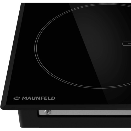 Индукционная варочная панель, 45 см, сенсорное управление, таймер, бустер, черный