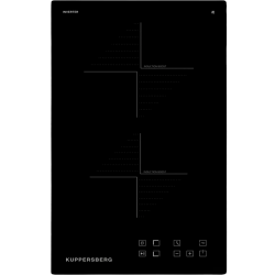 Индукционная домино Kuppersberg/ Индукционная варочная поверхность Kuppersberg, домино, коллекция High-Tech, 30 см, прямые края, 9 уровней мощности, инвертер, бустер, блокировка управления, Stop and Go, таймер, автоматическое отключение, сенсорное управле