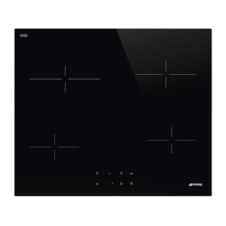 Встраиваемая варочная панель SMEG/ Стеклокерамическая варочная панель, 60 см, прямой край,черный цвет