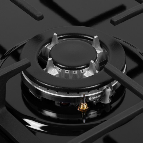 Газовая варочная панель MAUNFELD/ Газовая варочная панель MAUNFELD EGHE.43.33CB/G  механическое управление, 3 конфорки, мощность конфорок 1000, 1700, 3000, электроподжиг, газ-контроль, WOK, цвет черный