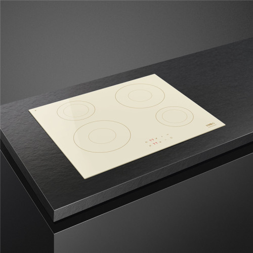 Встраиваемая варочная панель SMEG/ SMEG SI2641DP Индукционная варочная панель, 60 см, прямой край, кремовая