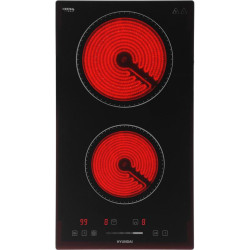 Варочная поверхность/ Варочная поверхность Hyundai HHE 3286 BG черный