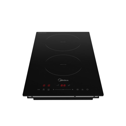 Индукционная варочная поверхность Midea/ MDK/Индукционная варочная поверхность Midea, 30 см, 2 индукционные зоны, Booster, сенсорное управление Slider Control, 9 уровней мощности, таймер, инвертер,защита от детей, цвет черный