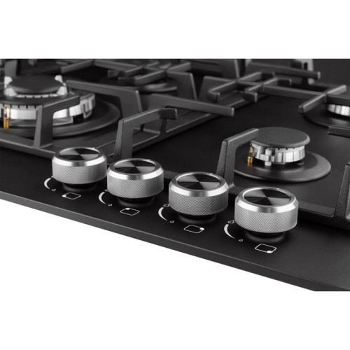 Газовая варочная поверхность/ Газовая варочная поверхность Weissgauff HGG 641 BV Nano черный