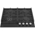 Варочная панель газовая, 60 см, 4 конфорки: экономичная конфорка (0,95 кВт), 2 стандартных конфорки (2х1,7 кВт), ВОК конфорка (2,5 кВт), газ-контроль, электроподжиг, черное высокопрочное Варочная панель газовая, 60 см, 4 конфорки: экономичная конфорка (0,95 кВт), 2 стандартных конфорки (2х1,7 кВт), ВОК конфорка (2,5 кВт), газ-контроль, электроподжиг, черное высокопрочное
