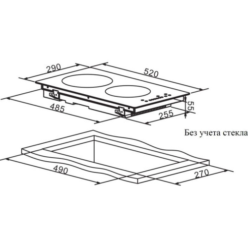 Индукционная варочная поверхность/ Индукционная варочная поверхность Weissgauff HI 32 BA черный