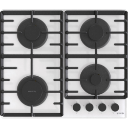 Встраиваемые газовая панели GORENJE/ Газовая варочная панель на закаленном стекле, (шхвхг): 60 × 13,6 × 52 см, белый